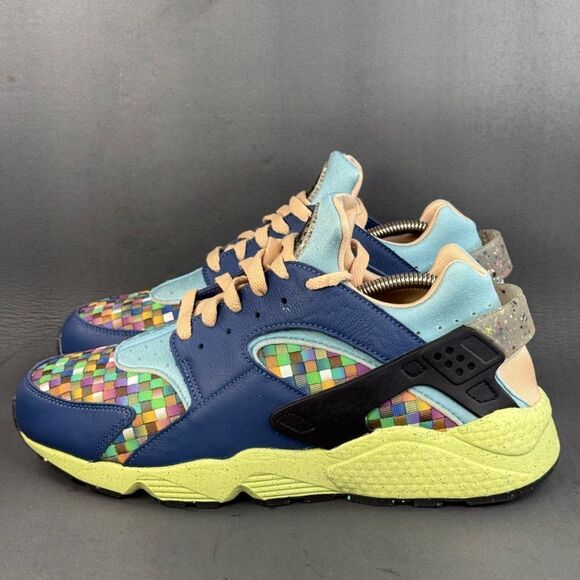 Nike Air Huarache Crater Premium 'Multi-Color Woven' athletic shoes men's 11.5 - Picture 3 of 8